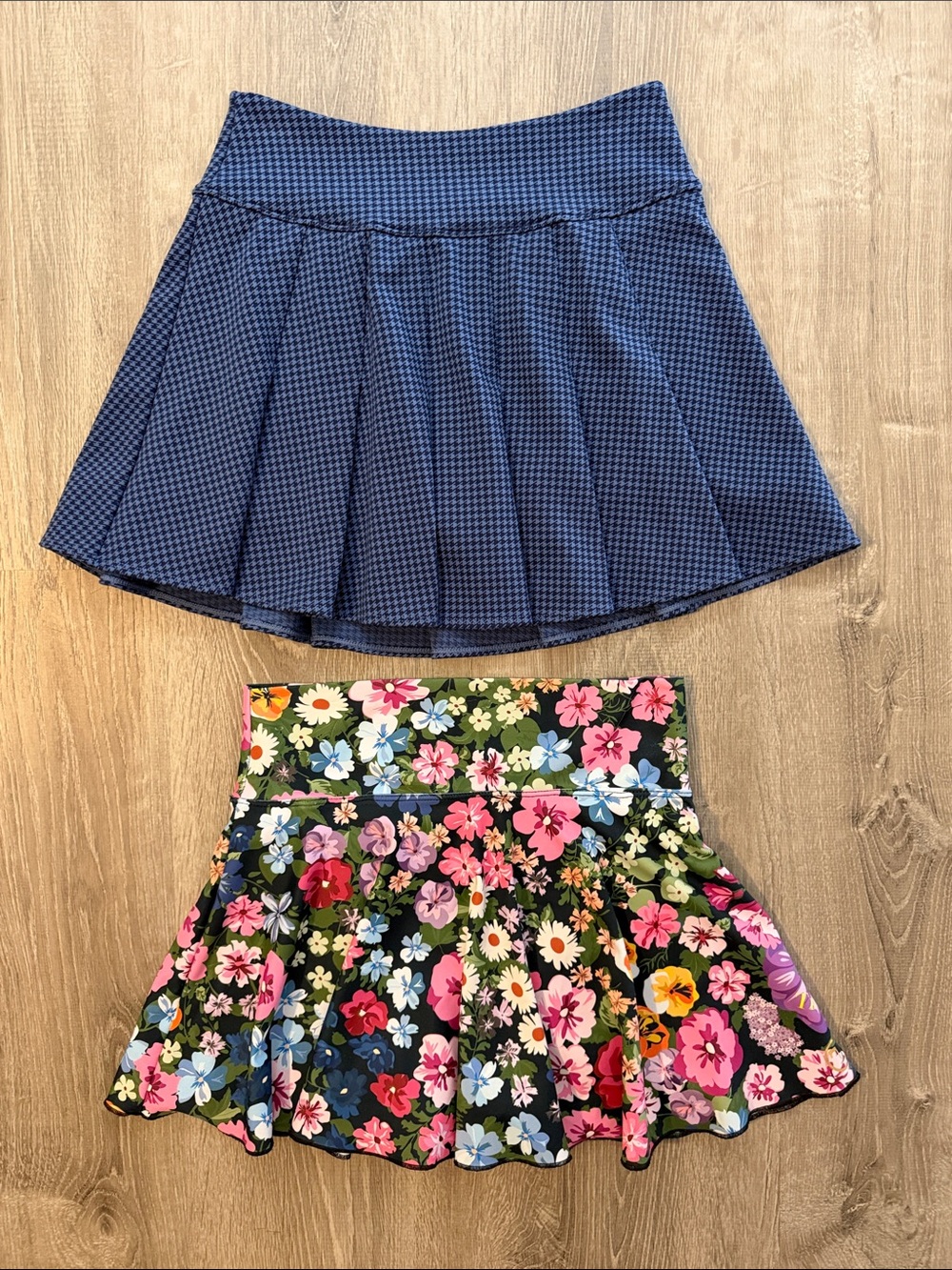 OFFLINE by Aerie Blue Houndstooth & Tina & Jenna Tennis Pickleball Golf Skirt